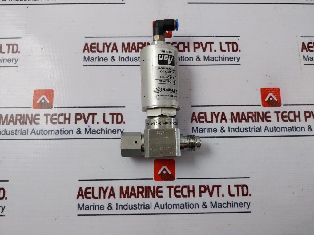 Ham-let Ucv Hm20-4Vkc-gf4M4-sp-300Psi Pneumatic Diaphragm Valve 1/8 Npt