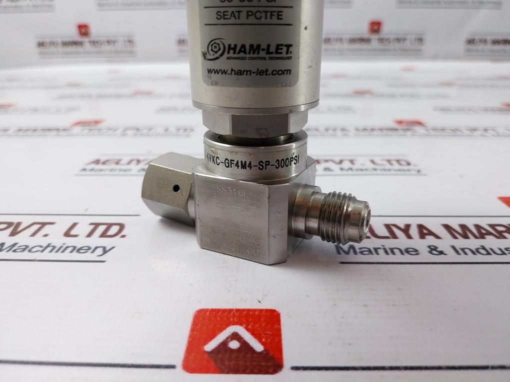 Ham-let Ucv Hm20-4Vkc-gf4M4-sp-300Psi Pneumatic Diaphragm Valve 1/8 Npt