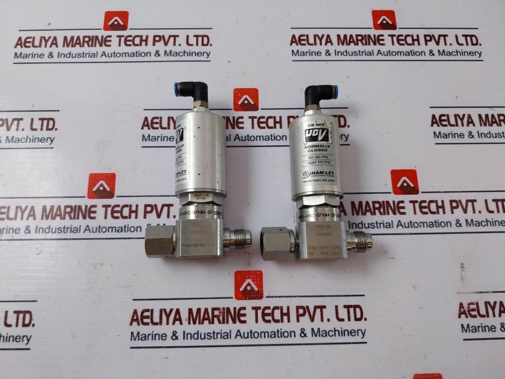 Ham-let Ucv Hm20-4Vkc-gf4M4-sp-300Psi Pneumatic Diaphragm Valve 1/8Npt