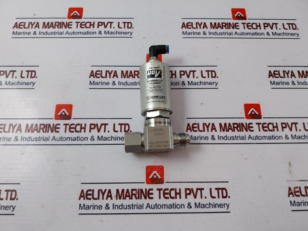 Ham-let Ucv Hm20-4Vkc-gf4M4-sp-300Psi Pneumatic Diaphragm Valve 1/8Npt