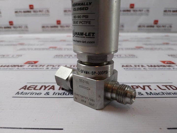Ham-let Ucv Hm20-4Vkc-gf4M4-sp-300Psi Pneumatic Diaphragm Valve 1/8Npt