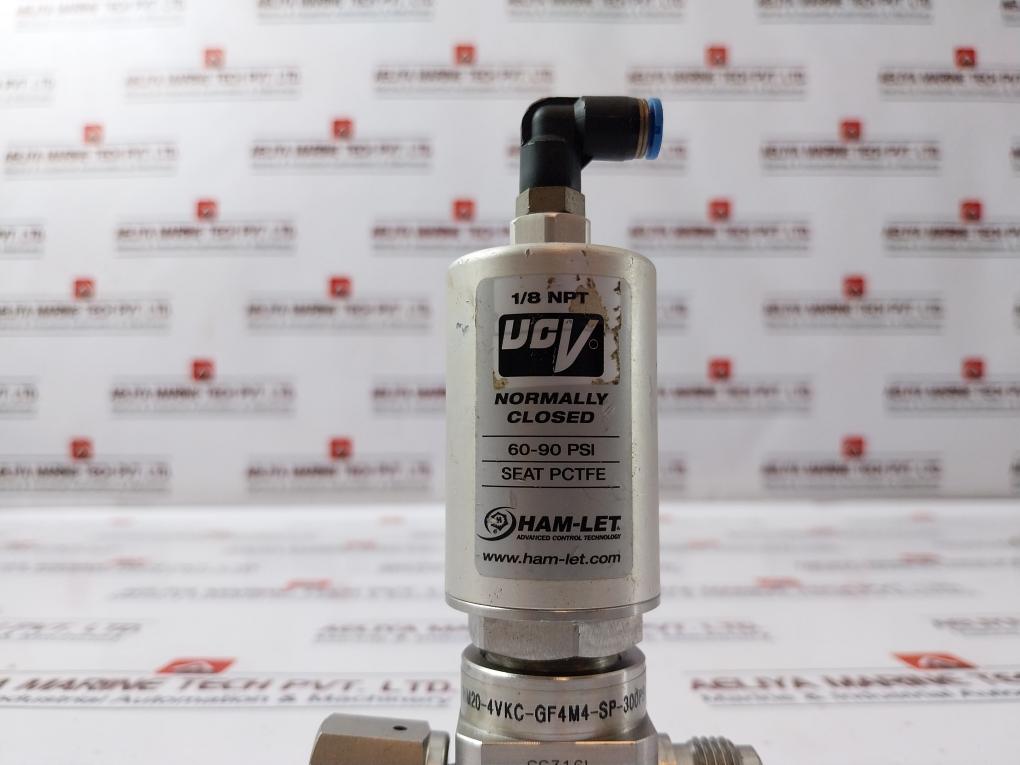 Ham-let Ucv Hm20-4Vkc-gf4M4-sp-300Psi Pneumatic Diaphragm Valve 1/8Npt