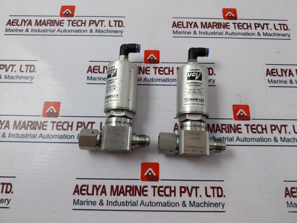 Ham-let Ucv Hm20-4Vkc-gf4M4-sp-300Psi Pneumatic Diaphragm Valve 60-90 Psi
