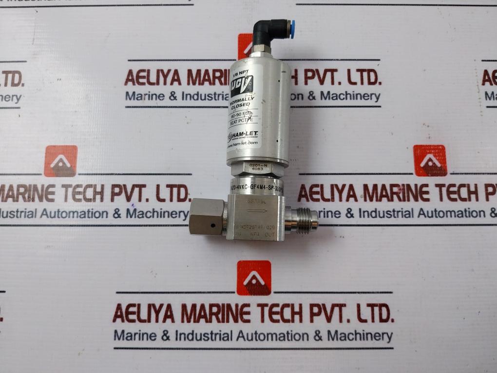 Ham-let Ucv Hm20-4Vkc-gf4M4-sp-300Psi Pneumatic Diaphragm Valve 60-90 Psi
