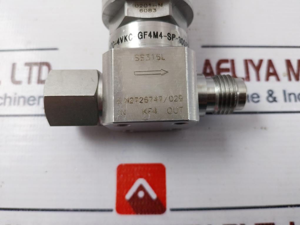 Ham-let Ucv Hm20-4Vkc-gf4M4-sp-300Psi Pneumatic Diaphragm Valve 60-90 Psi