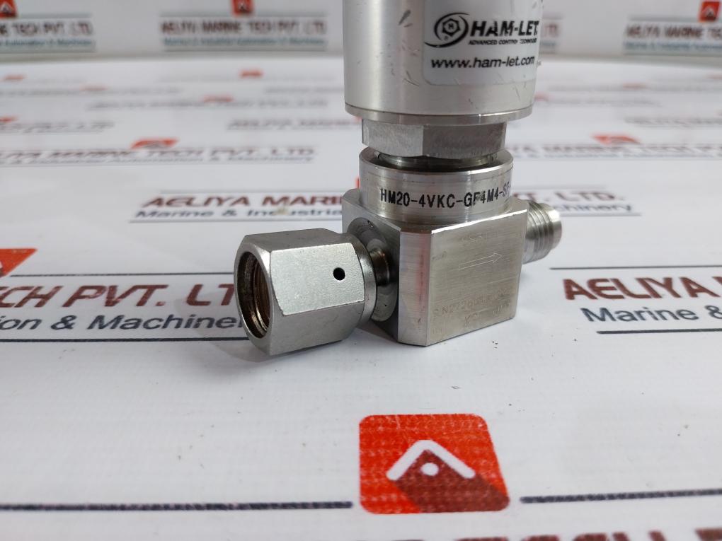 Ham-let Ucv Hm20-4Vkc-gf4M4-sp-300Psi Normally Closed Pneumatic Diaphragm Valve