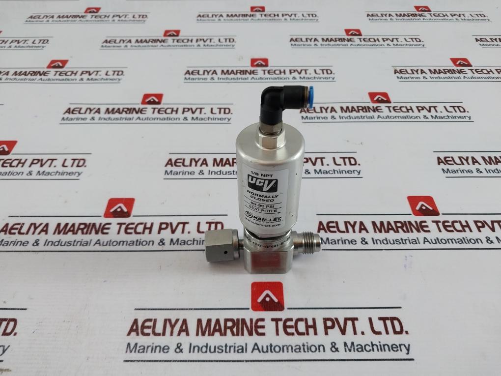 Ham-let Ucv Hm20-4Vkc-gf4M4-sp-300Psi Pneumatic Diaphragm Valve 60-90 Psi 1/8Npt