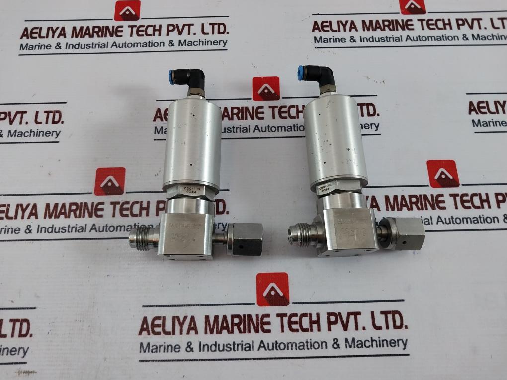 Ham-let Ucv Hm20-4Vkc-gf4M4-sp-300Psi Pneumatic Diaphragm Valve 1/8Npt 60-90 Psi