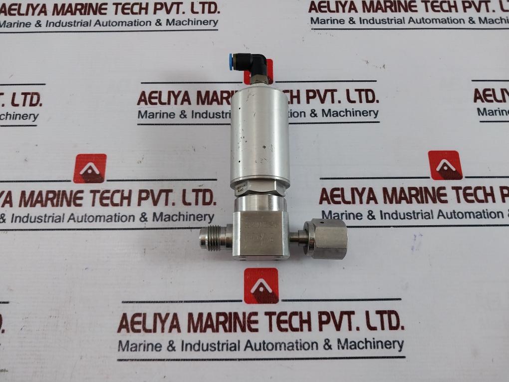 Ham-let Ucv Hm20-4Vkc-gf4M4-sp-300Psi Pneumatic Diaphragm Valve 1/8Npt 60-90 Psi