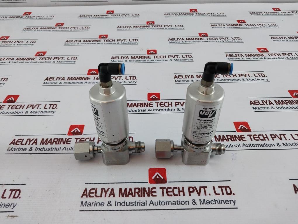 Ham-let Ucv Hm20-4Vkc-gf4M4-sp-300Psi Pneumatic Diaphragm Valve 60-90 Psi Ss316L