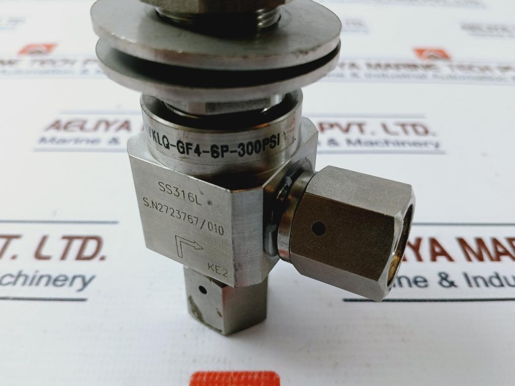 Ham-let Ucv Hm20A-4Vklq-gf4-sp-300Psi Pneumatic Diaphragm Valve Ss316L