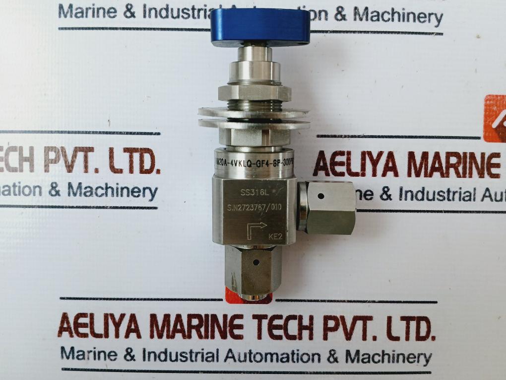 Ham-let Ucv Hm20A-4Vklq-gf4-sp-300Psi Pneumatic Diaphragm Valve Ss316L