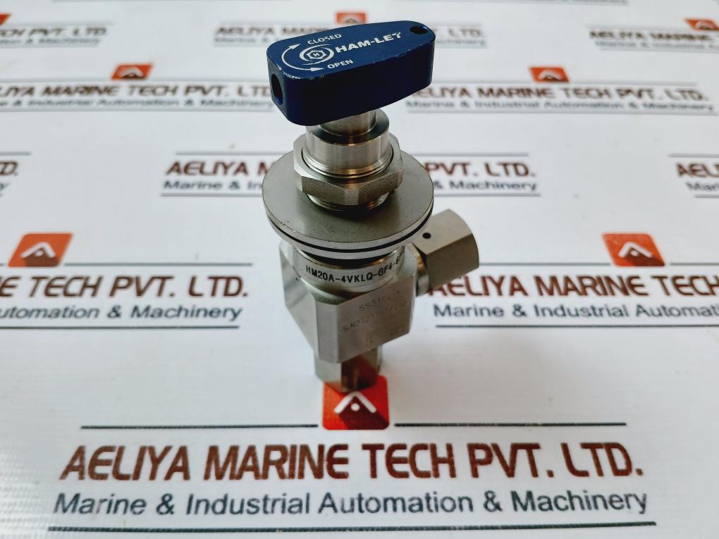 Ham-let Ucv Hm20A-4Vklq-gf4-sp-300Psi Pneumatic Diaphragm Valve Ss316L