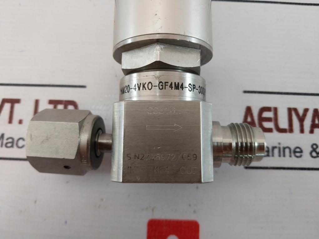 Ham Let Hm20-4Vko-gf4M4-sp-300Psi Pneumatic Diaphragm Valve