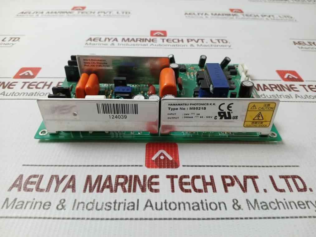 Hamamatsu M9521S Power Supply Pcb 24V-3A 300Ma-65-105V M9521