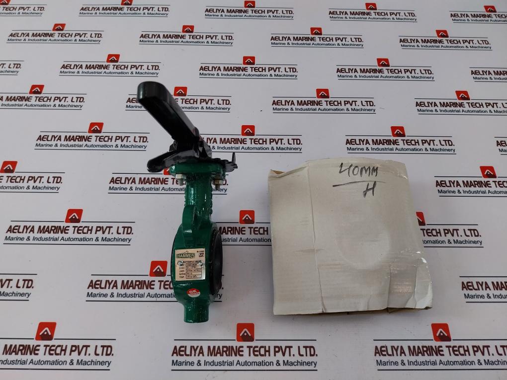 Hammer C.I. Butterfly Valve 10°C To 120°C