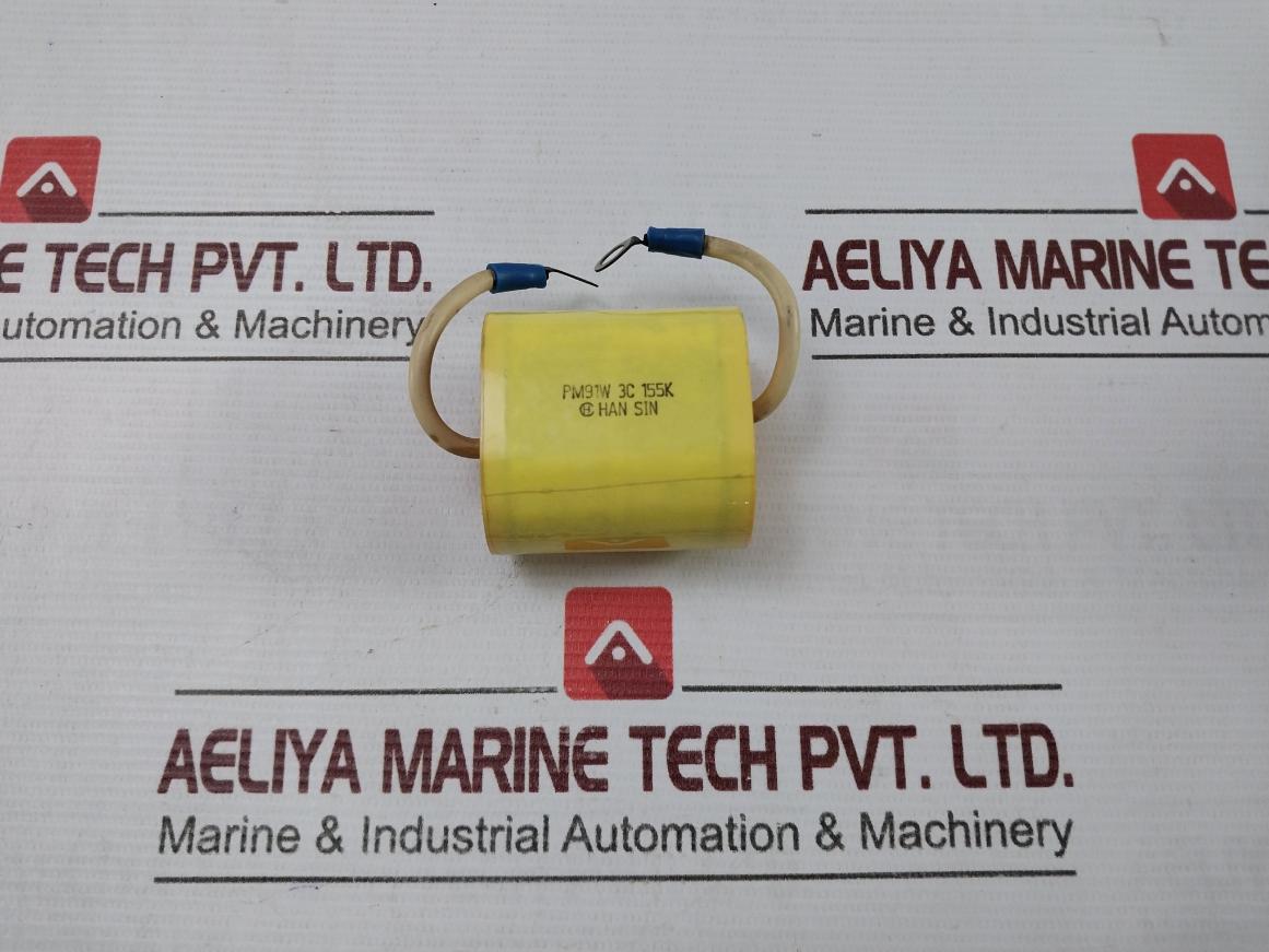 Han Sin Pm91W 3C 155K Capacitor 105°C 600V 12Awg
