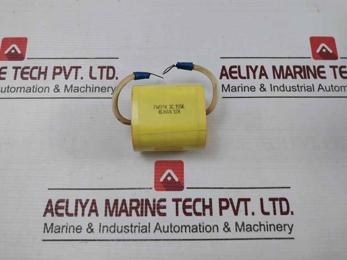 Han Sin Pm91W 3C 155K Capacitor 105°C 600V 12Awg