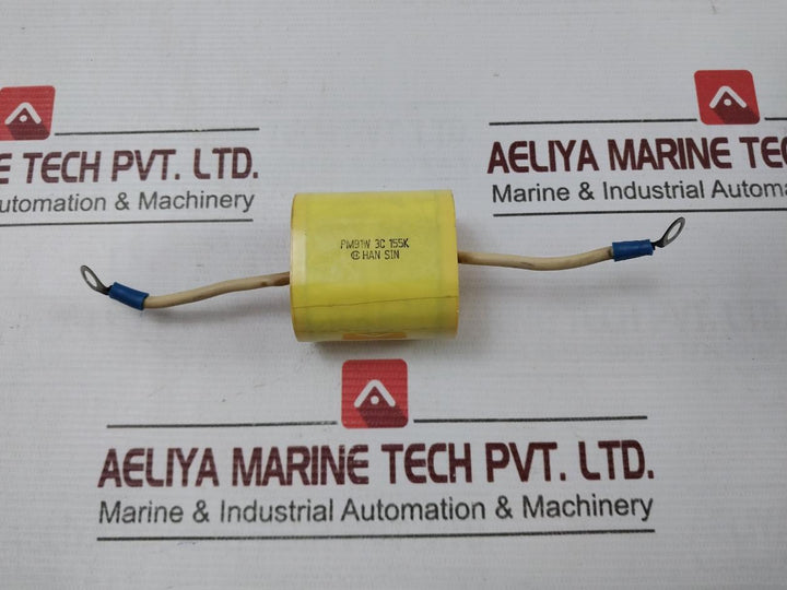 Han Sin Pm91W 3C 155K Capacitor 105°C 600V 12Awg
