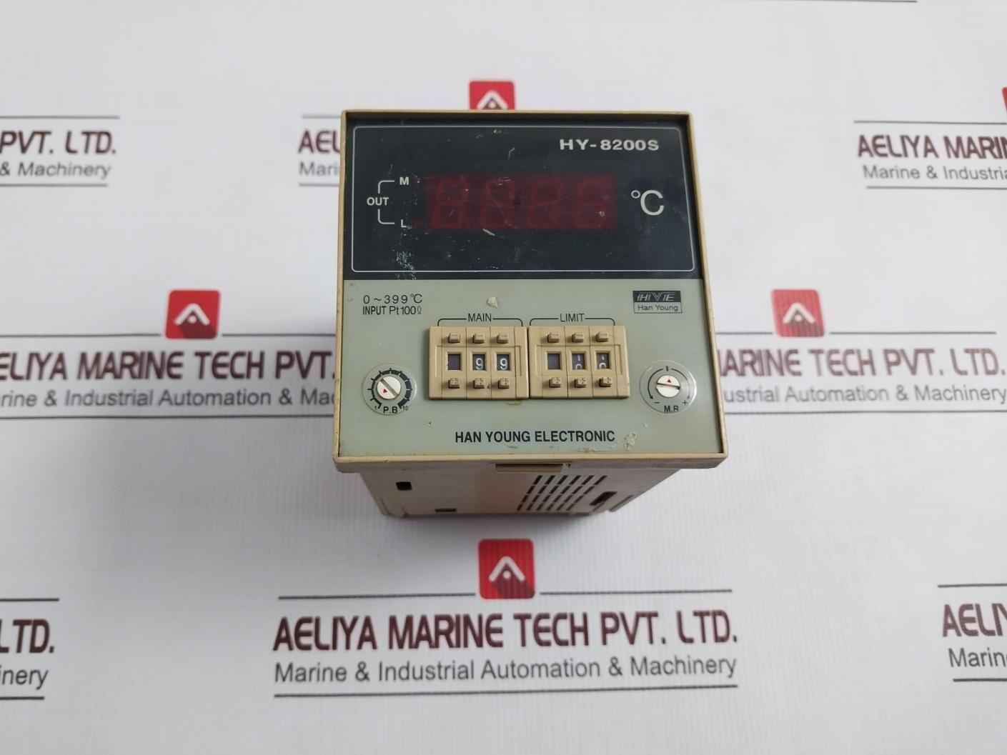 Han Young Electronics Hy-8200s-ppmor08 Temperature Controller (Not Working)