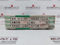 Hangzhou Guanshan Wtz-280 Pressure Indicating Thermometer With Tail 5M 150 Mm