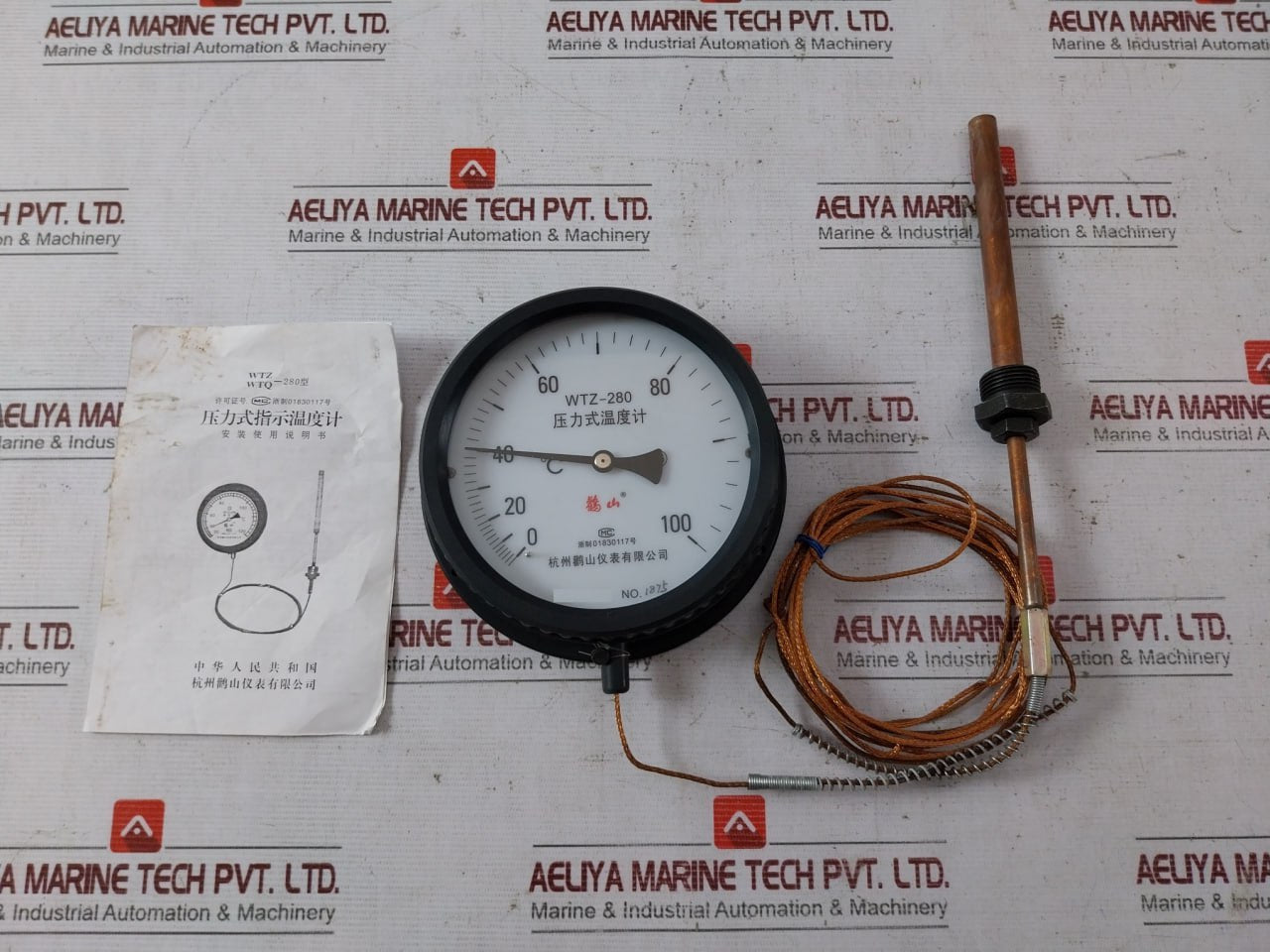 Hangzhou Guanshan Wtz-280 Pressure Thermometer 0 100°C