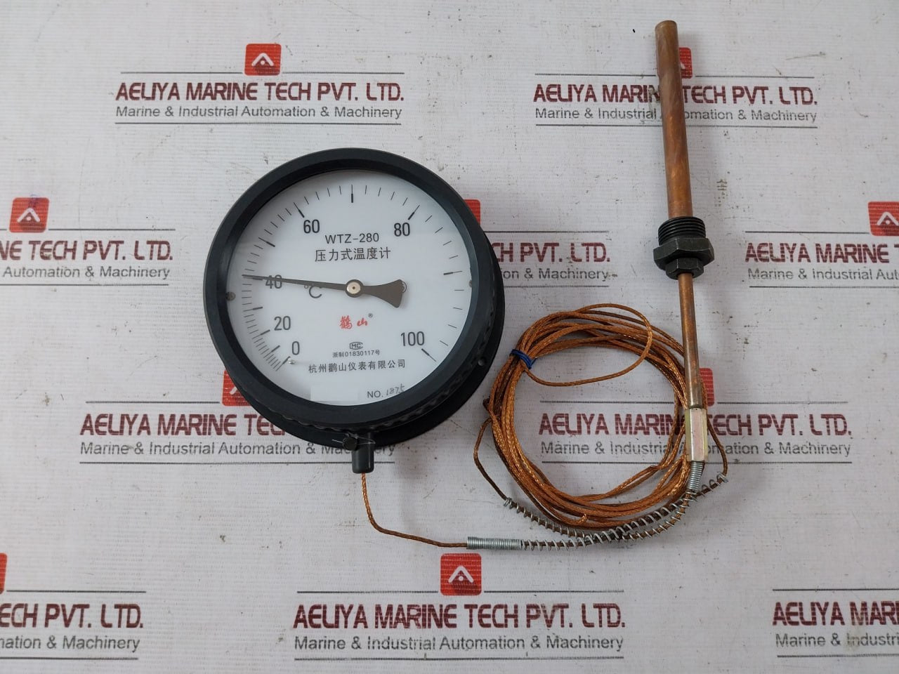 Hangzhou Guanshan Wtz-280 Pressure Thermometer 0 100°C