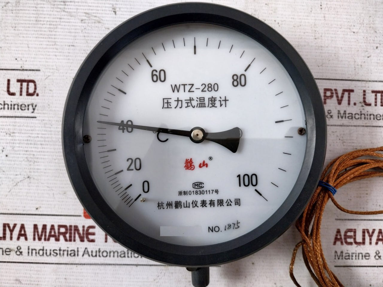 Hangzhou Guanshan Wtz-280 Pressure Thermometer 0 100°C