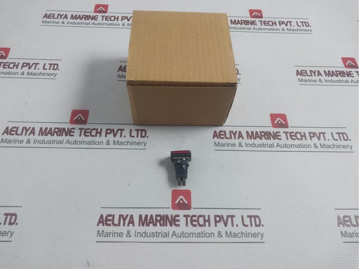 Hankuk Relay 250Vac Red Rectangular Momentary Push Button Switch Hr–16B22 3A