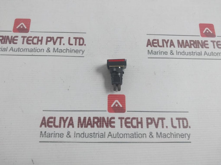 Hankuk Relay 250Vac Red Rectangular Momentary Push Button Switch Hr–16B22 3A