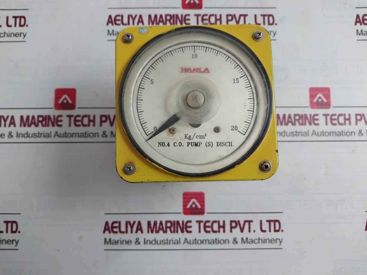 Hanla 0-20 Kg/Cm2 Analog Panel Pressure Indicator Meter Max. 500V
