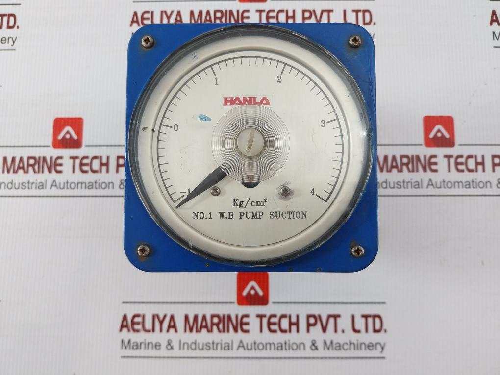 Hanla Analog Pressure Gauge 500V -1 To 4 Kg/Cm2
