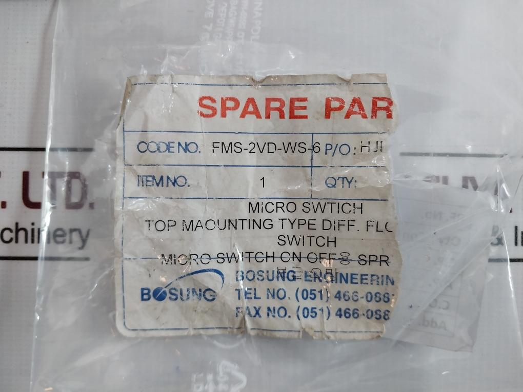 Hanla Fms-2Vd-ws-6 Micro Switch (Part Only)