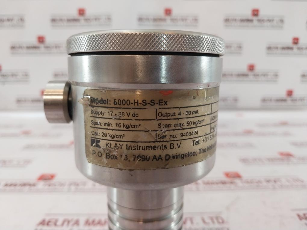 Hanla /Klay Instruments 8000-h-s-s-ex Pressure Transmitter 17-28 Vdc 20 Kg/Cm2