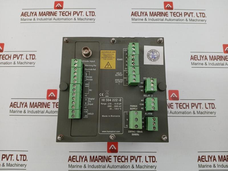 Hanna Instruments Digital Controller 230Vac/50 Ma 50/60Hz Hi 504 222-2