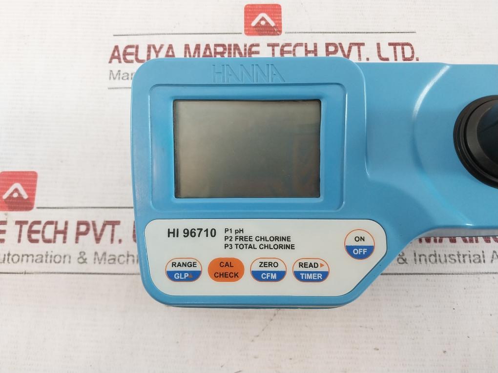 Hanna Instruments Hi 96710 Portable Ph And Chlorine Meter