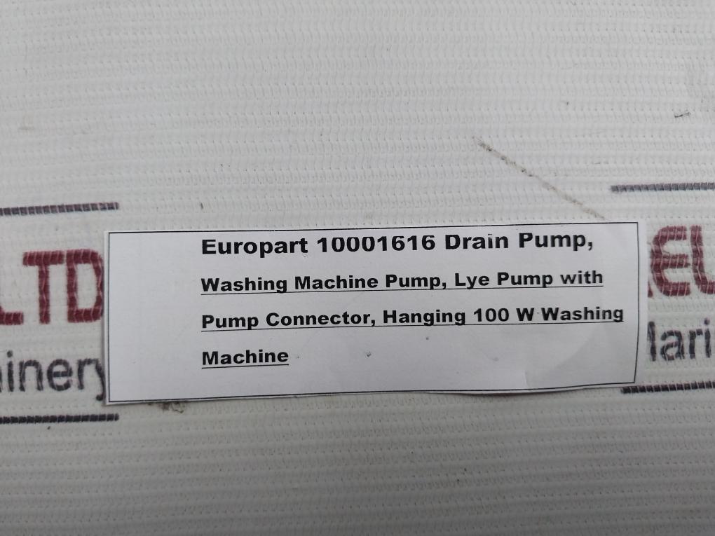 Hanning-ew Be55C9-108 Drain Pump 20-240V Kl.F