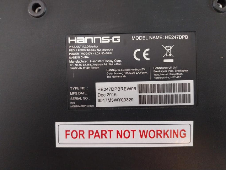 HANNS.G HE247DPB Lcd Monitor