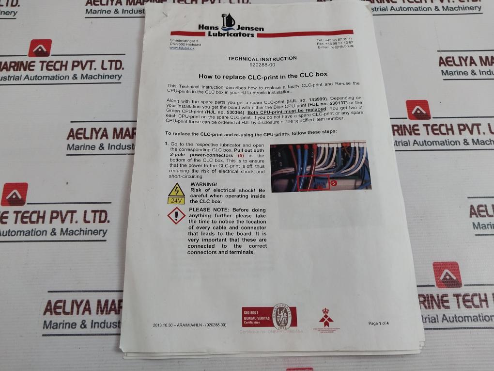 Hans Jensen B0316-00002098 Pcb Card