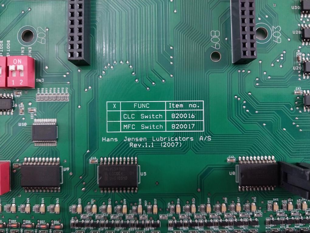 Hans Jensen Lubricators 820016 Printed Circuit Board