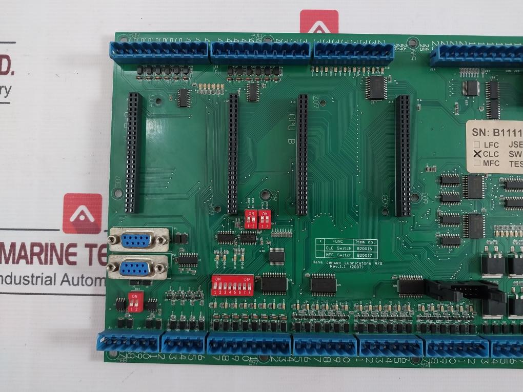 Hans Jensen Lubricators 820016 Printed Circuit Board