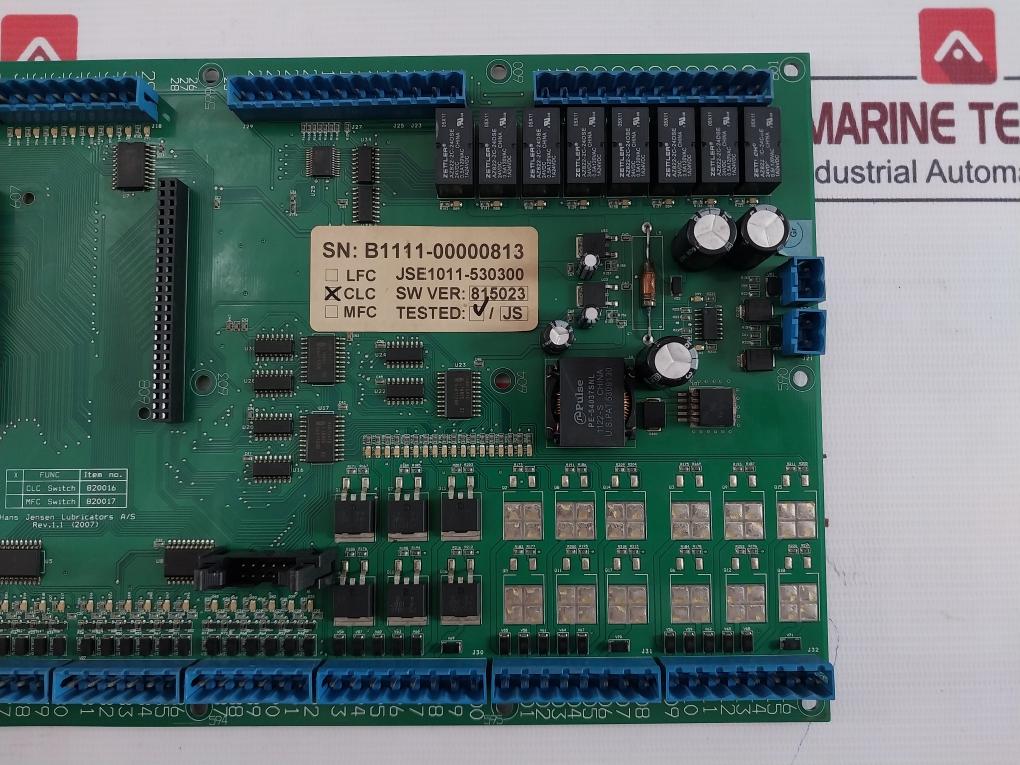 Hans Jensen Lubricators 820016 Printed Circuit Board