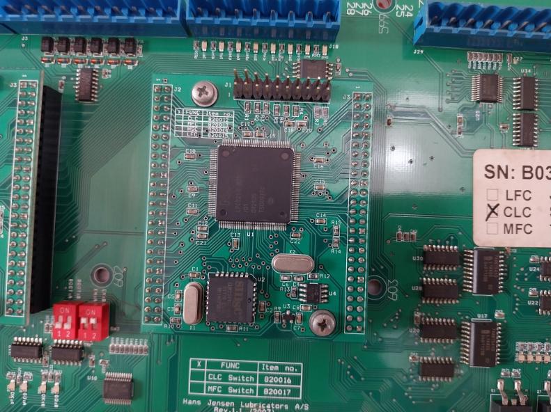 Hans Jensen Lubricators 820016 Printed Circuit Board Rev.1.1