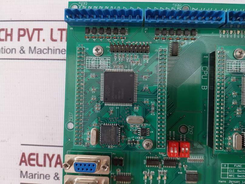 Hans Jensen Lubricators 820016 Printed Circuit Board Rev.1.1