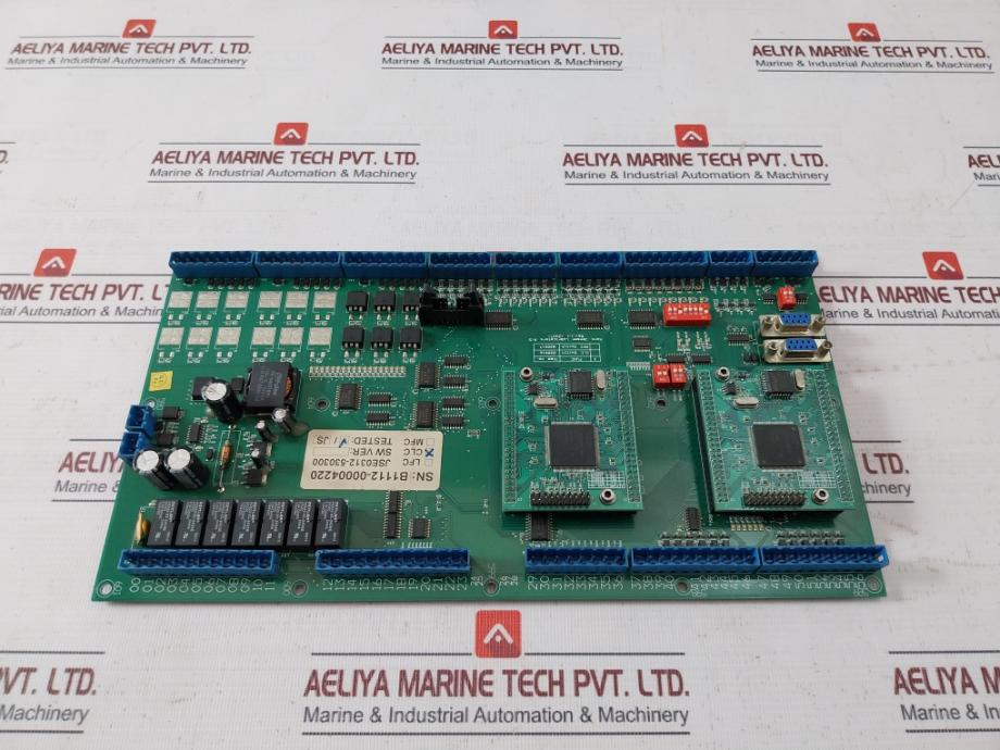 Hans Jensen Lubricators 820016 Printed Circuit Board Rev.1.1 Clc Switch