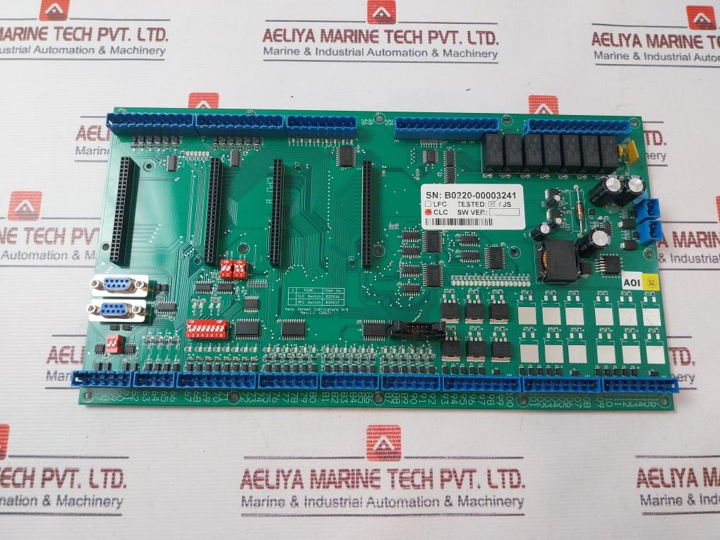 Hans Jensen Lubricators 820016 Printed Circuit Board Rev 1.1
