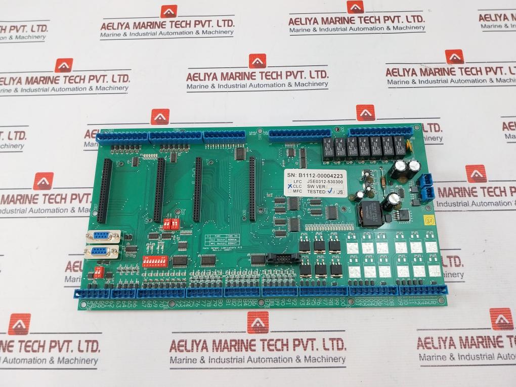 Hans Jensen Lubricators 820017 Printed Circuit Board Rev: 1.1