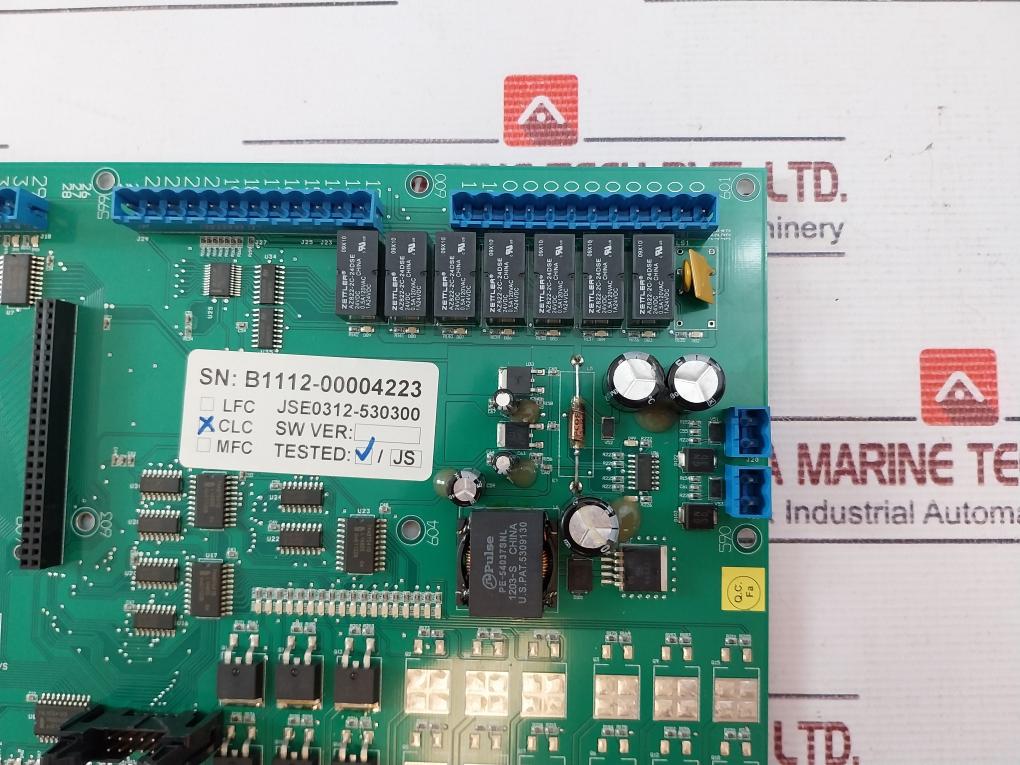 Hans Jensen Lubricators 820017 Printed Circuit Board Rev: 1.1
