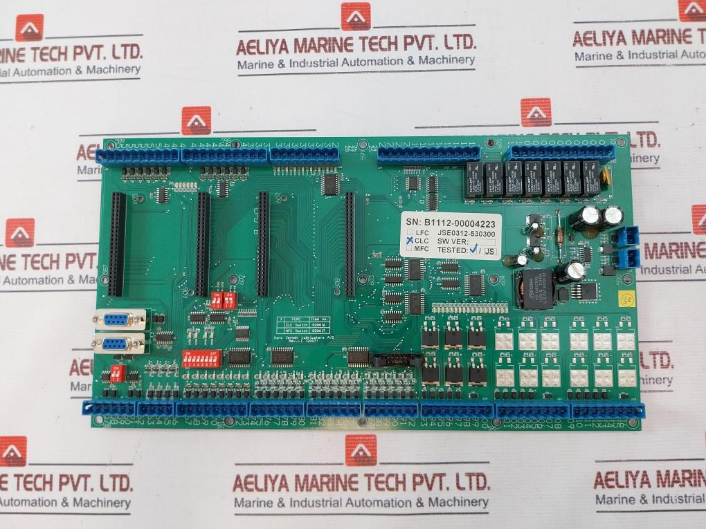 Hans Jensen Lubricators 820017 Printed Circuit Board Rev: 1.1