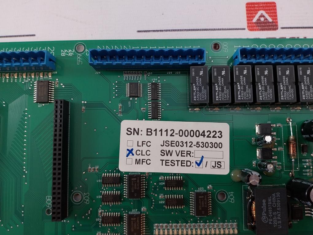 Hans Jensen Lubricators 820017 Printed Circuit Board Rev: 1.1